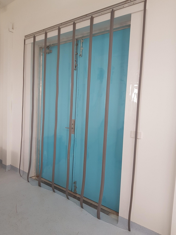 Cortina de tiras de PVC