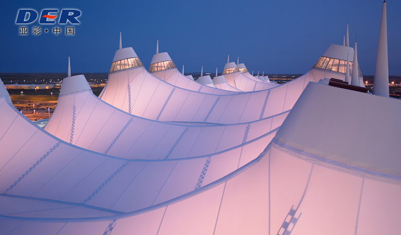 PTFE membrane airport roof