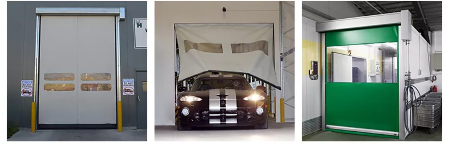 PVC roll up door curtain