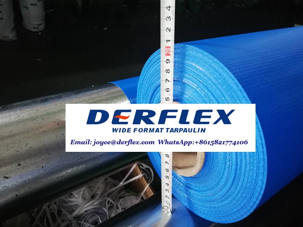 blue tarpauin