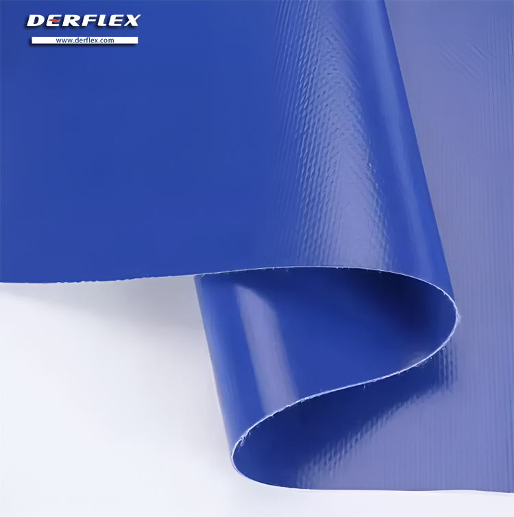 18oz vinyl coated fabric, 18 oz vinyl coated PVC fabric, 18oz vinyl coated polyester fabric, heavy duty vinyl fabric, PVC coated polyester fabric, vinyl coated fabric roll, waterproof tarp fabric, industrial vinyl fabric, truck tarp fabric, DERFLEX