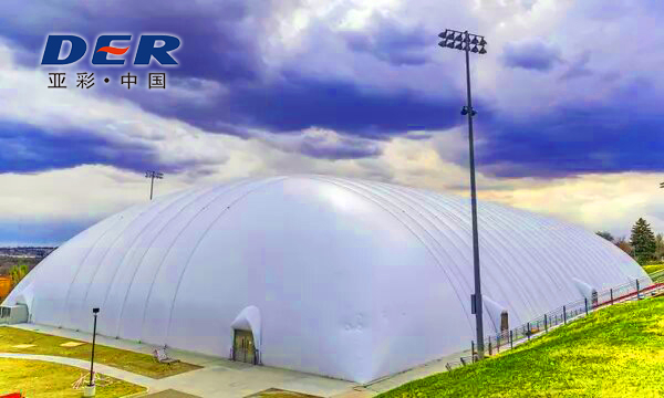 PVC coated fabric for air halls