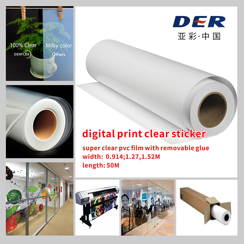 Digital Print Clear Sticker Manufacturer