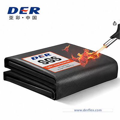 FR silicone coated fiberglass fabric roll from DERFLEX
