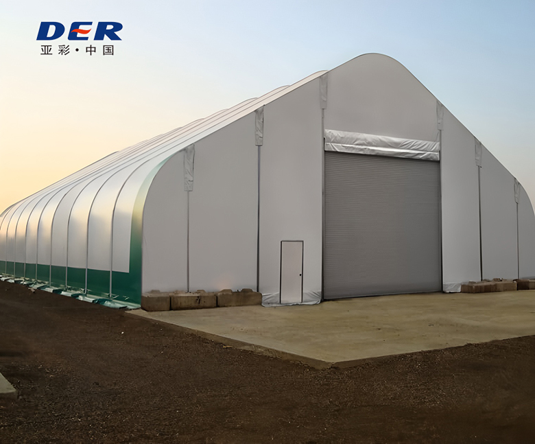 armazém em tecido revestido de PVC