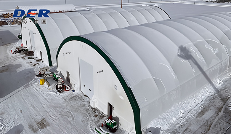 estrutura tensionada para armazém