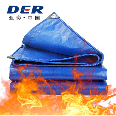 Flame-retardant truck tarpaulins