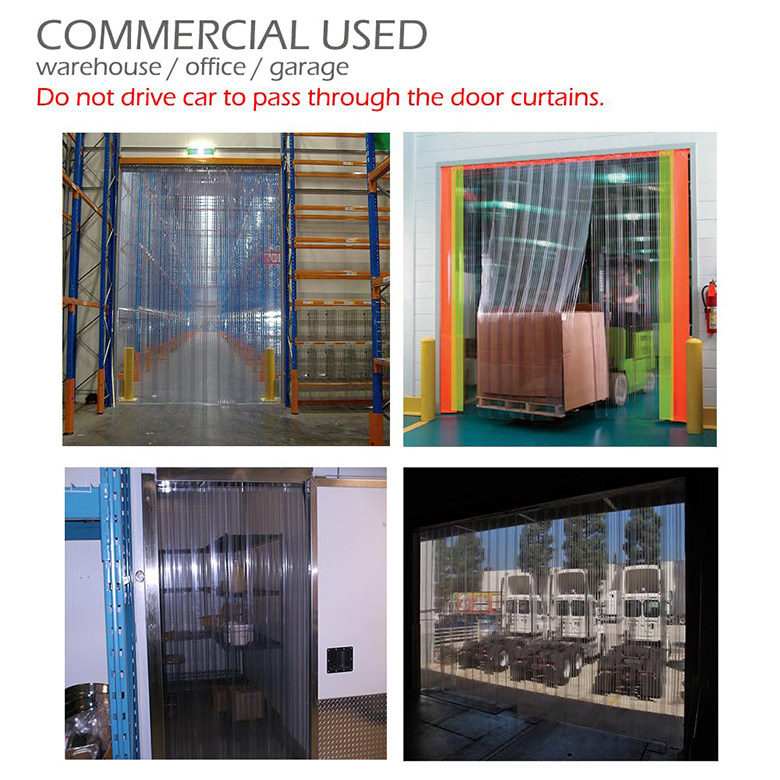 warehouse strip curtains