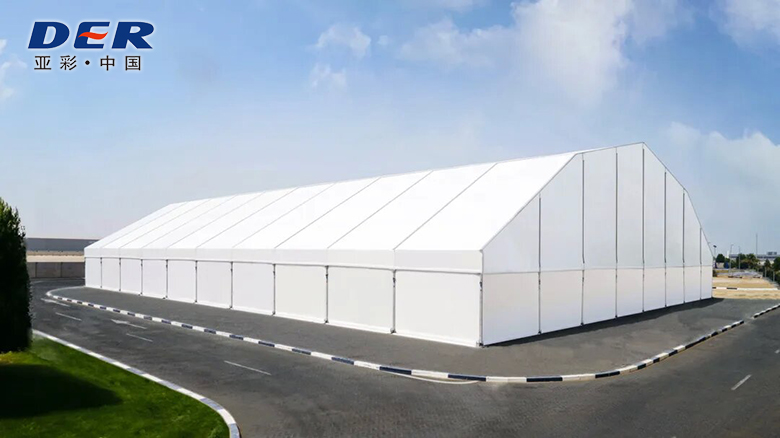 Industrial storage tents
