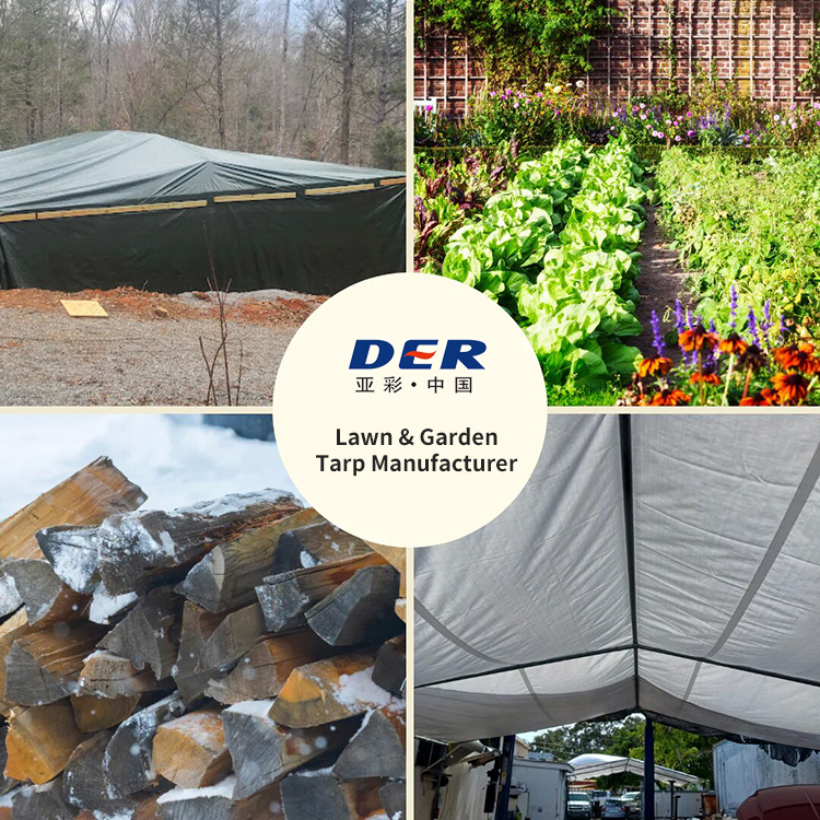 lawn & garden tarp, lawn and garden tarp, garden tarp, yard tarp, waterproof garden tarp, landscape tarp, leaf tarp, garden tarpaulin, custom garden tarp supplier, lawn tarp manufacturer, outdoor garden tarp, PVC garden tarp, OEM garden tarp