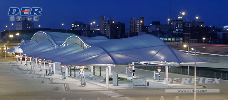 Architectural membrane supplier China DERFLEX membrane fabric