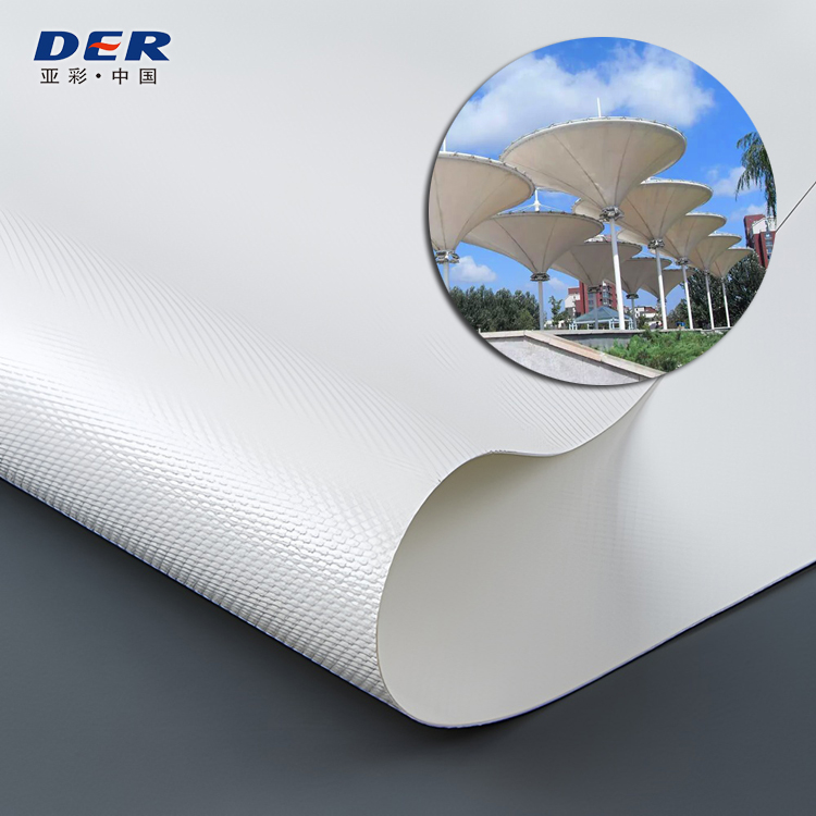 PVC coated fabric for tensile structure, tensile structure fabric manufacturer