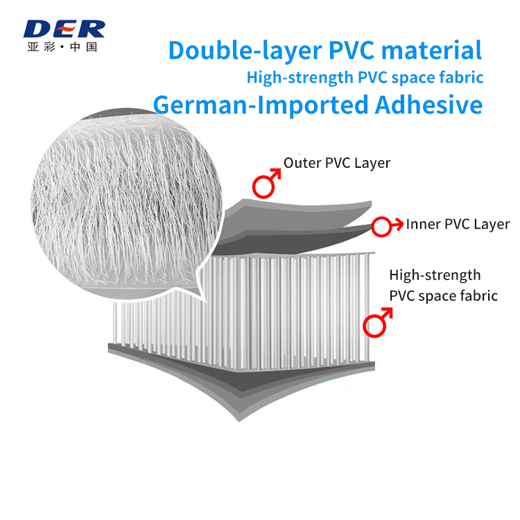 PVC drop stitch fabric, drop stitch fabric manufacturer