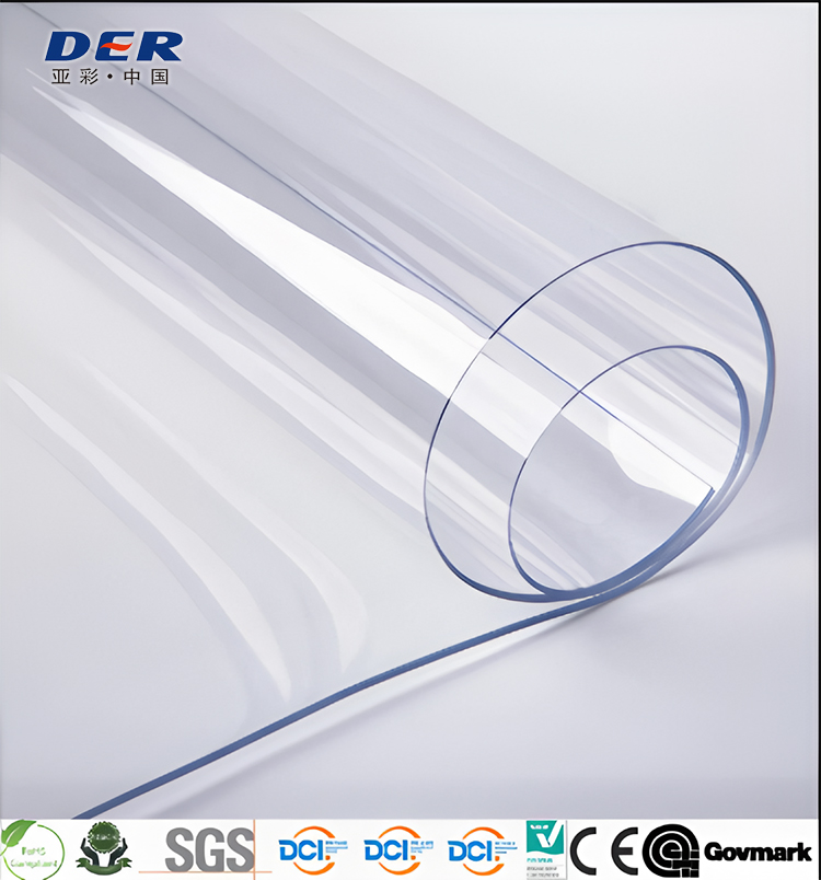 PVC super clear film, PVC clear film manufacturer, UV resistant PVC clear film, transparent PVC film supplier