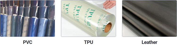 PVC, TPU, Leather