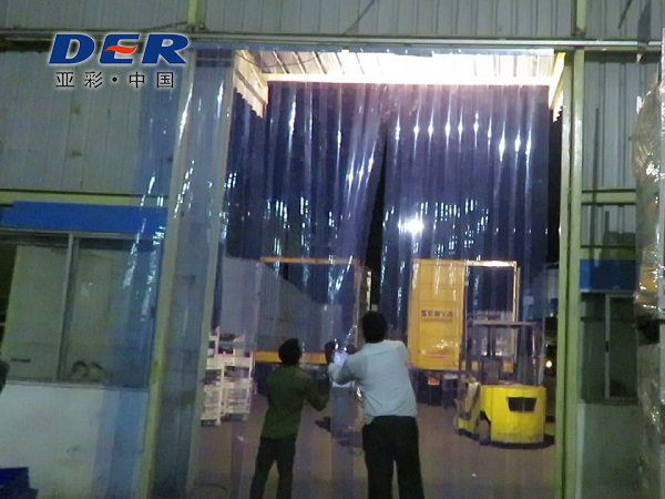 Warehouse door stripes