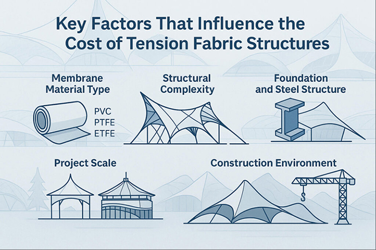 tensile membrane fabric supplier pvc pvdf, pvc tensile membrane fabric supplier, pvdf tensile membrane fabric manufacturer