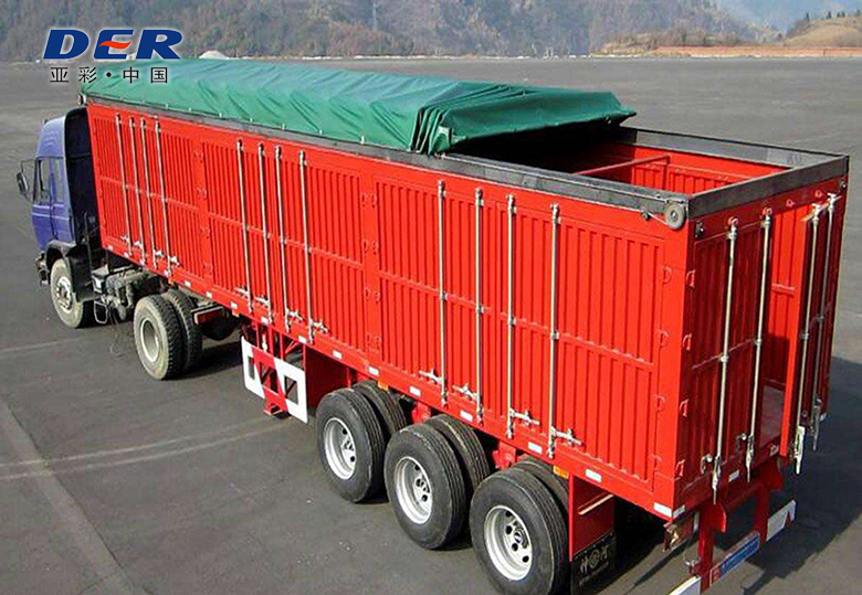 PVC curtain side fabric