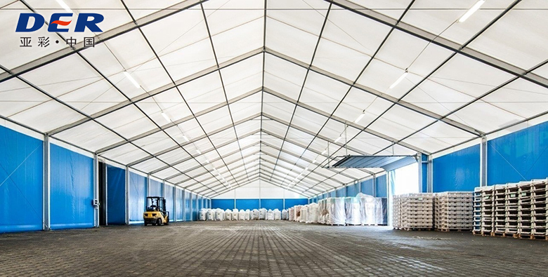 pvc warehouse tent fabric