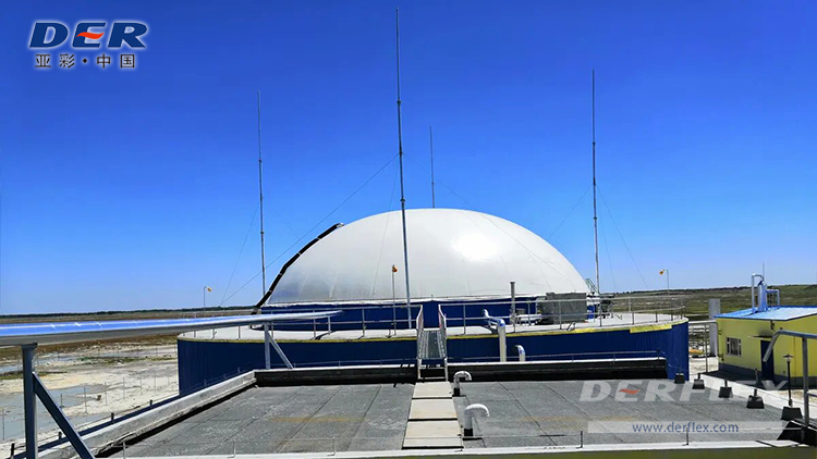 DERFLEX biogas digester cover membrane fabric