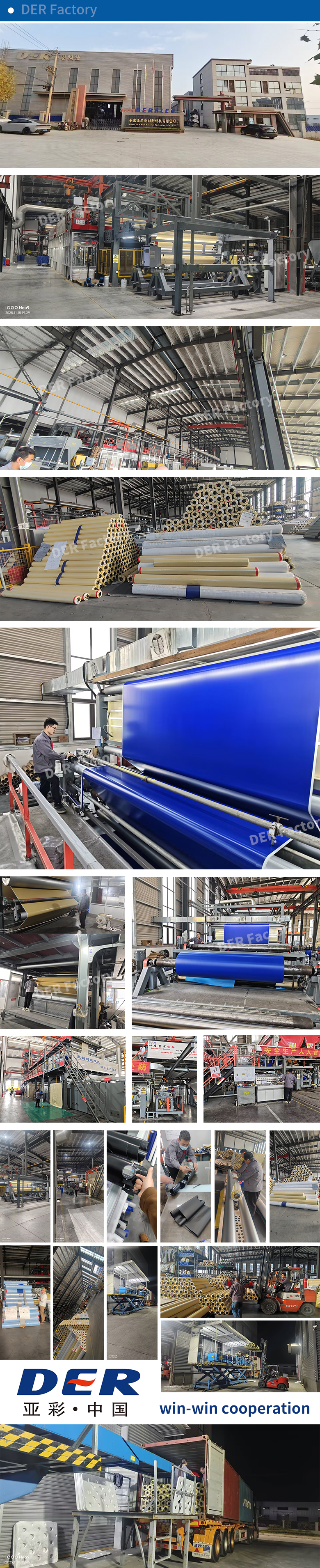 PVC fabric manufacturing process