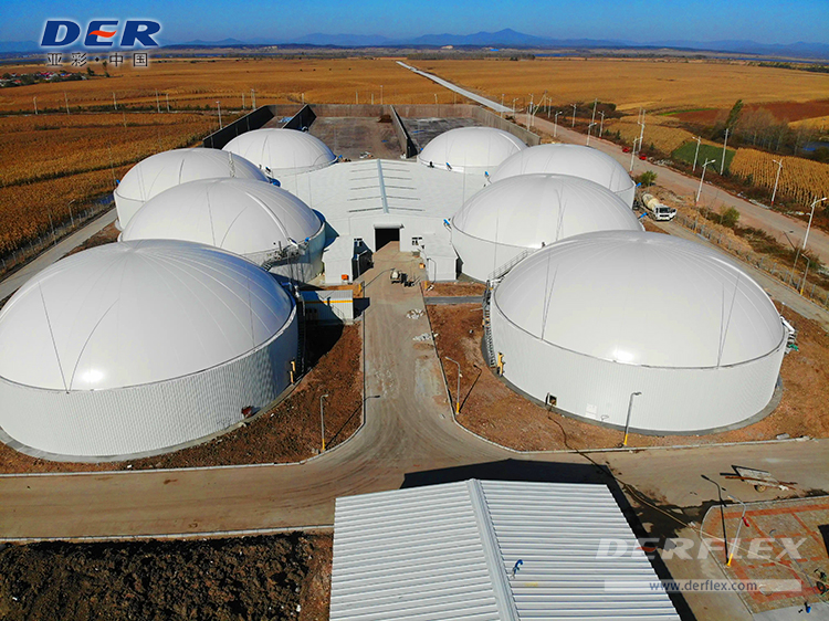 DERFLEX double membrane gas holder fabric
