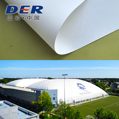 Inflatable dome building