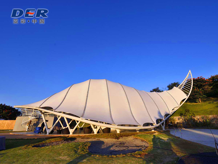 architectural membrane fabric, PVC membrane structure fabric, PVDF membrane fabric, PTFE membrane material, ETFE film supplier