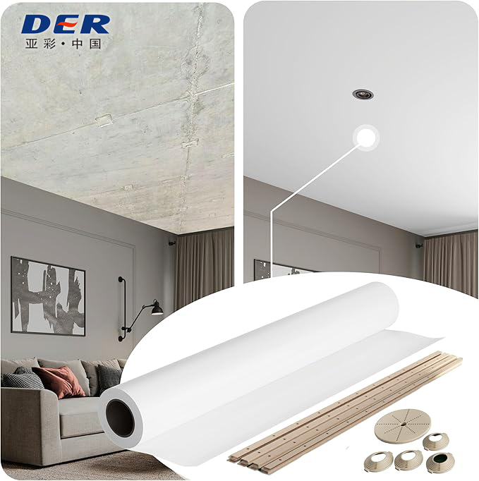 PVC Stretch Ceiling Film — DERFLEX advertising material