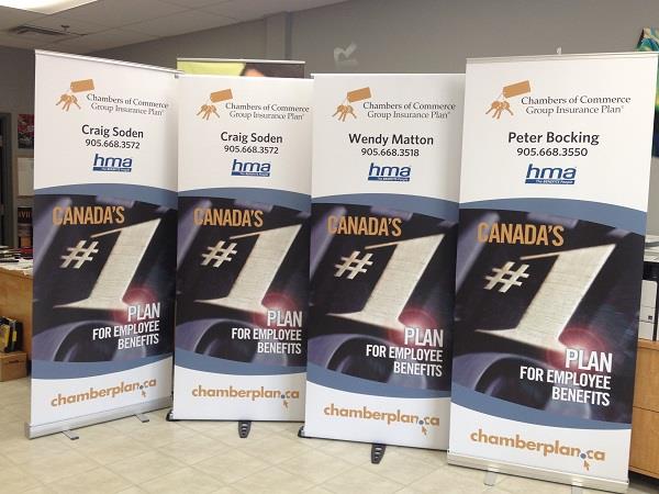 Roll-Up PET Blockout Banner — DERFLEX advertising material